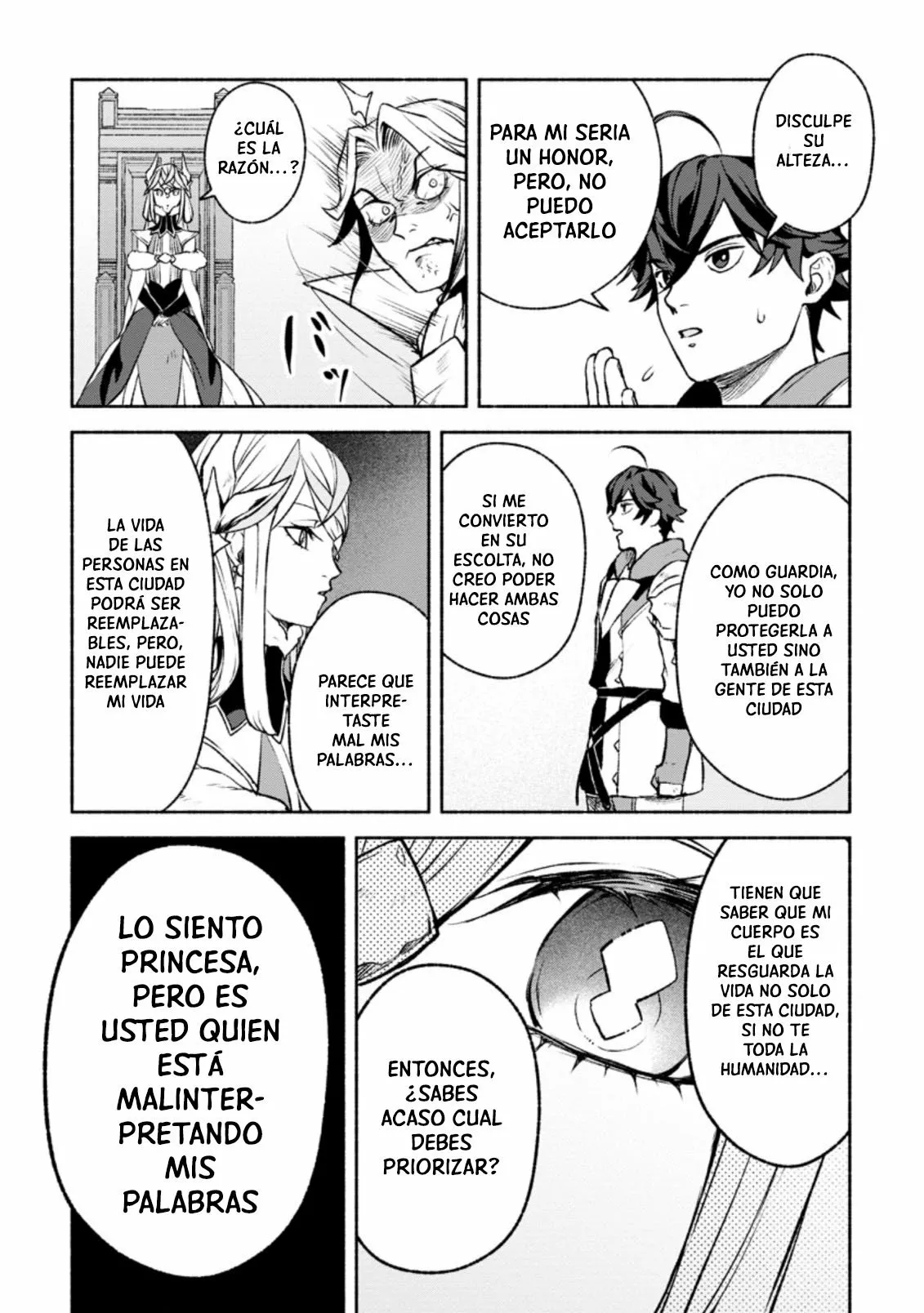 Sono Monban, Saikyou Nitsuki: Tsuihou Sareta Bougyo Ryoku 9999 no Senshi, Ou Miyako no Monban Toshite Musou Suru Capítulo 14.2 - Page 11