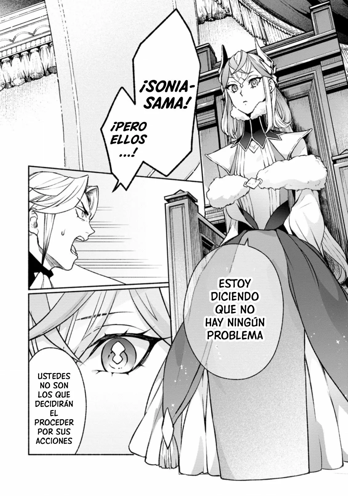 Sono Monban, Saikyou Nitsuki: Tsuihou Sareta Bougyo Ryoku 9999 no Senshi, Ou Miyako no Monban Toshite Musou Suru Capítulo 14.2 - Page 6