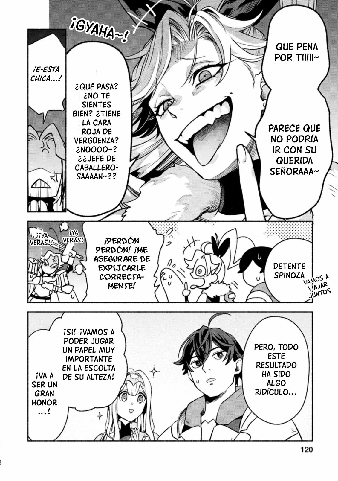Sono Monban, Saikyou Nitsuki: Tsuihou Sareta Bougyo Ryoku 9999 no Senshi, Ou Miyako no Monban Toshite Musou Suru Capítulo 14.3 - Page 10