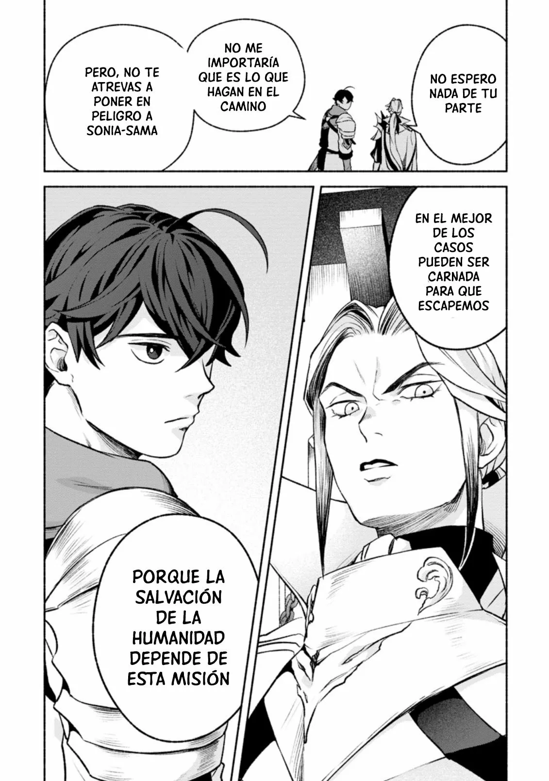 Sono Monban, Saikyou Nitsuki: Tsuihou Sareta Bougyo Ryoku 9999 no Senshi, Ou Miyako no Monban Toshite Musou Suru Capítulo 14.3 - Page 12