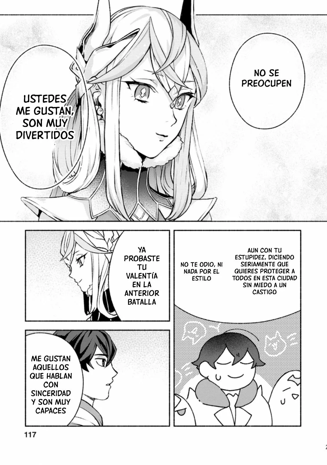 Sono Monban, Saikyou Nitsuki: Tsuihou Sareta Bougyo Ryoku 9999 no Senshi, Ou Miyako no Monban Toshite Musou Suru Capítulo 14.3 - Page 7