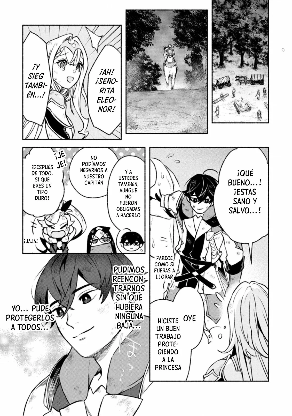Sono Monban, Saikyou Nitsuki: Tsuihou Sareta Bougyo Ryoku 9999 no Senshi, Ou Miyako no Monban Toshite Musou Suru Capítulo 16 - Page 11
