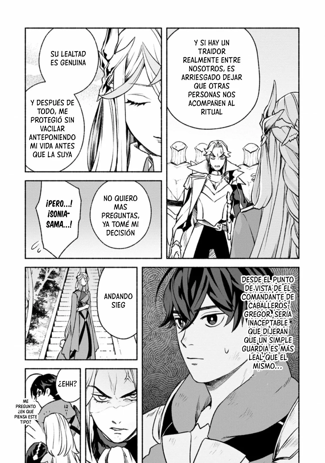 Sono Monban, Saikyou Nitsuki: Tsuihou Sareta Bougyo Ryoku 9999 no Senshi, Ou Miyako no Monban Toshite Musou Suru Capítulo 16 - Page 21