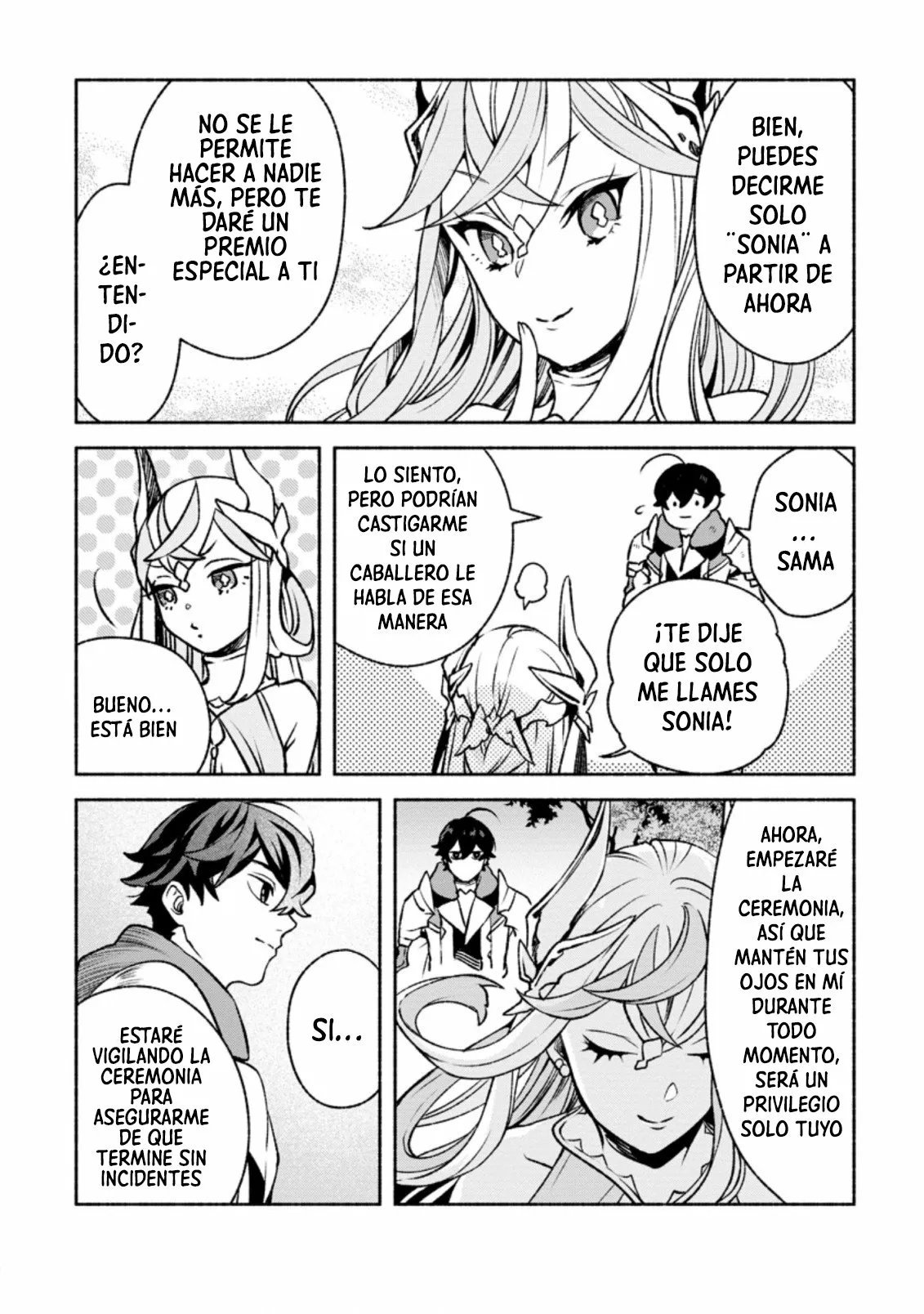 Sono Monban, Saikyou Nitsuki: Tsuihou Sareta Bougyo Ryoku 9999 no Senshi, Ou Miyako no Monban Toshite Musou Suru Capítulo 16 - Page 26