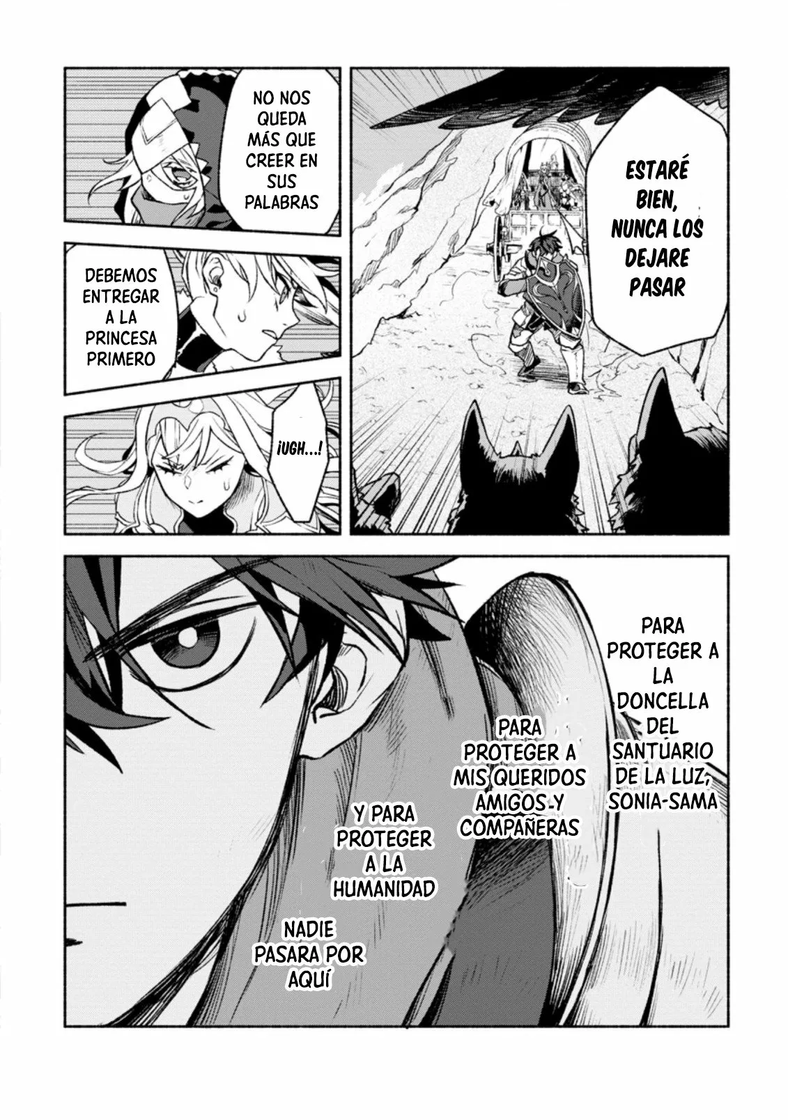 Sono Monban, Saikyou Nitsuki: Tsuihou Sareta Bougyo Ryoku 9999 no Senshi, Ou Miyako no Monban Toshite Musou Suru Capítulo 16 - Page 4