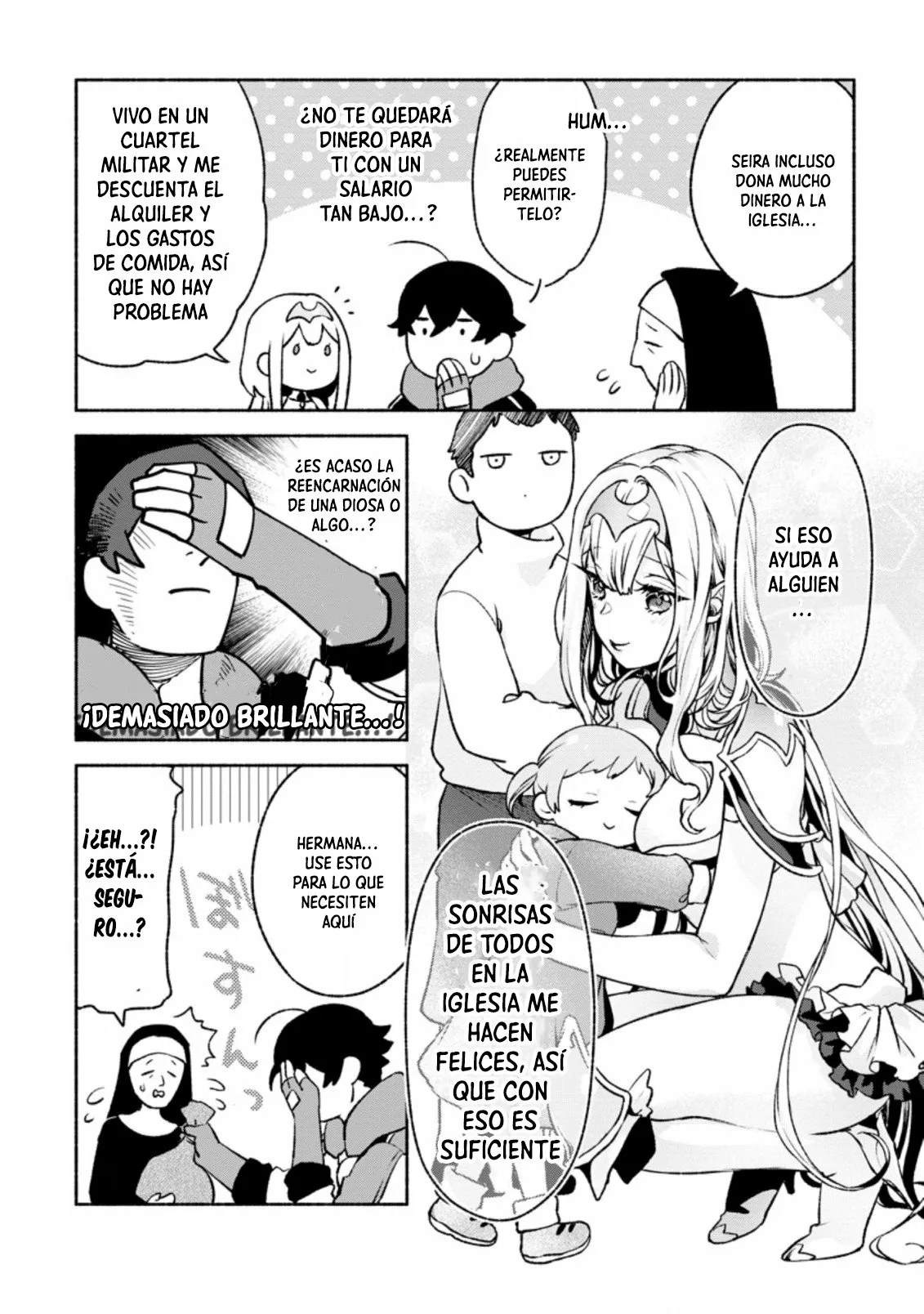 Sono Monban, Saikyou Nitsuki: Tsuihou Sareta Bougyo Ryoku 9999 no Senshi, Ou Miyako no Monban Toshite Musou Suru Capítulo 17 - Page 24