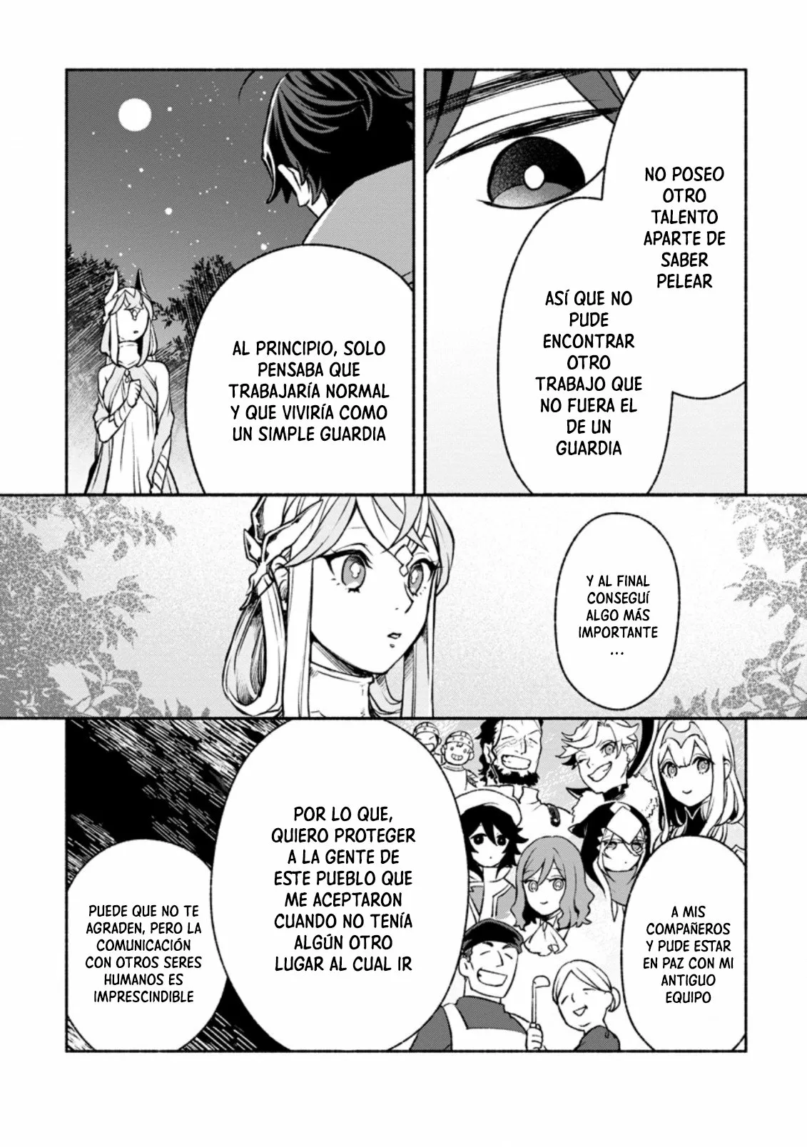 Sono Monban, Saikyou Nitsuki: Tsuihou Sareta Bougyo Ryoku 9999 no Senshi, Ou Miyako no Monban Toshite Musou Suru Capítulo 17 - Page 4