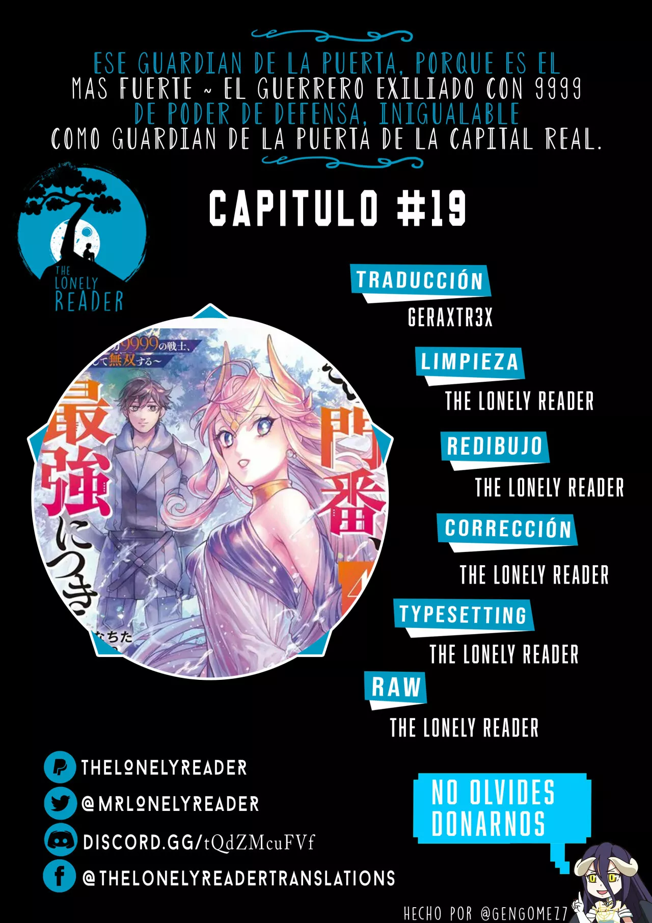 Sono Monban, Saikyou Nitsuki: Tsuihou Sareta Bougyo Ryoku 9999 no Senshi, Ou Miyako no Monban Toshite Musou Suru Capítulo 19 - Page 1