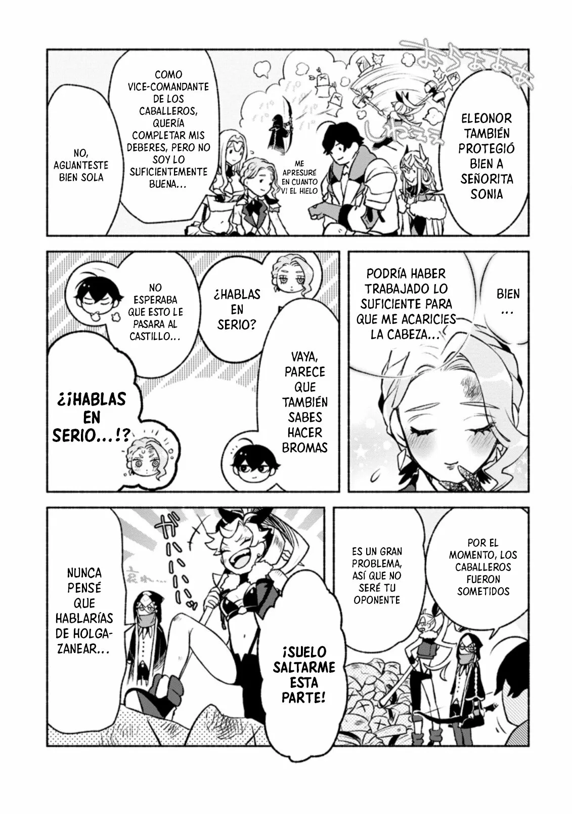 Sono Monban, Saikyou Nitsuki: Tsuihou Sareta Bougyo Ryoku 9999 no Senshi, Ou Miyako no Monban Toshite Musou Suru Capítulo 19 - Page 23