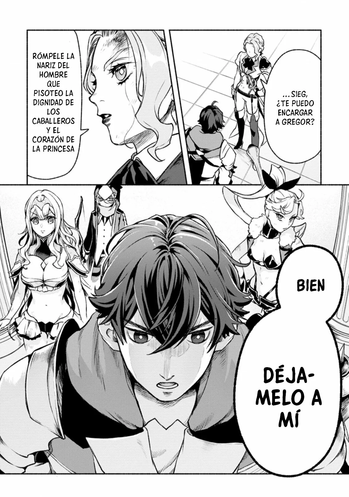 Sono Monban, Saikyou Nitsuki: Tsuihou Sareta Bougyo Ryoku 9999 no Senshi, Ou Miyako no Monban Toshite Musou Suru Capítulo 19 - Page 26