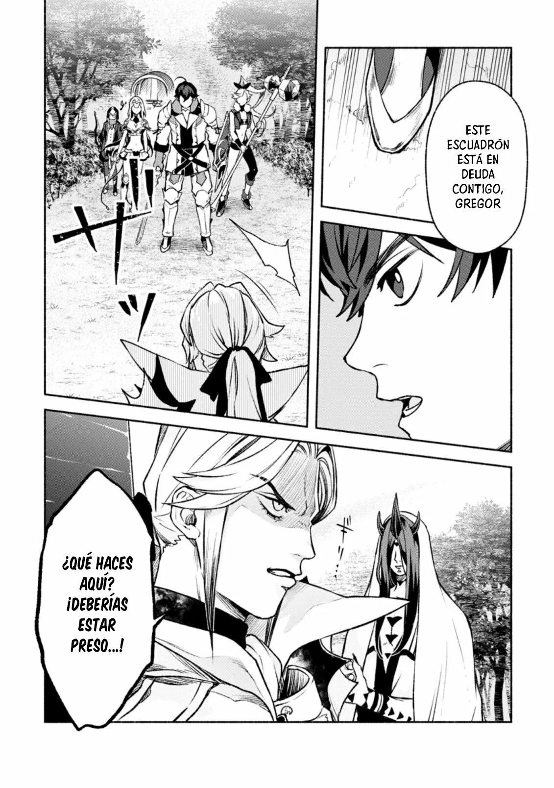 Sono Monban, Saikyou Nitsuki: Tsuihou Sareta Bougyo Ryoku 9999 no Senshi, Ou Miyako no Monban Toshite Musou Suru Capítulo 19 - Page 29