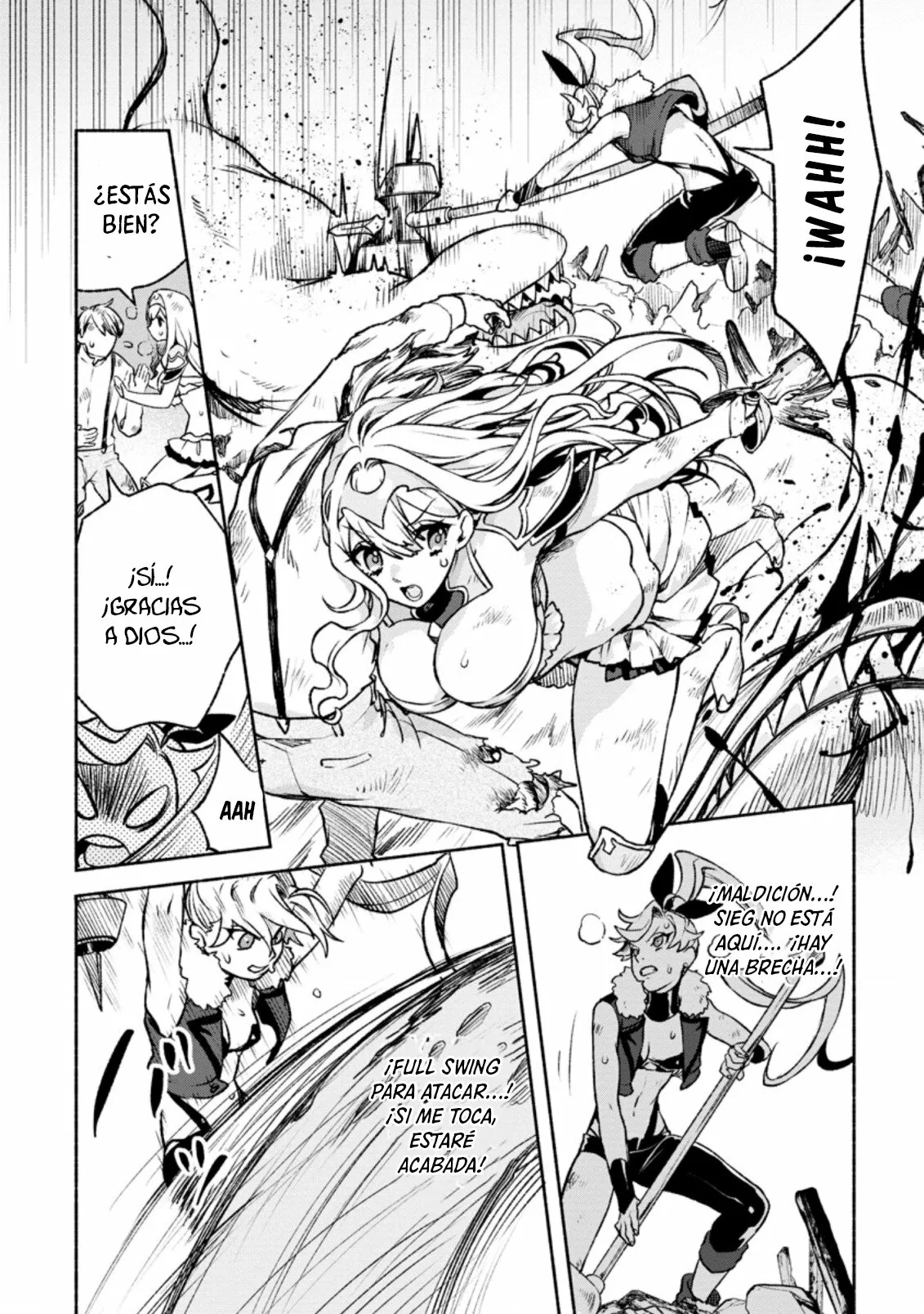Sono Monban, Saikyou Nitsuki: Tsuihou Sareta Bougyo Ryoku 9999 no Senshi, Ou Miyako no Monban Toshite Musou Suru Capítulo 19 - Page 3