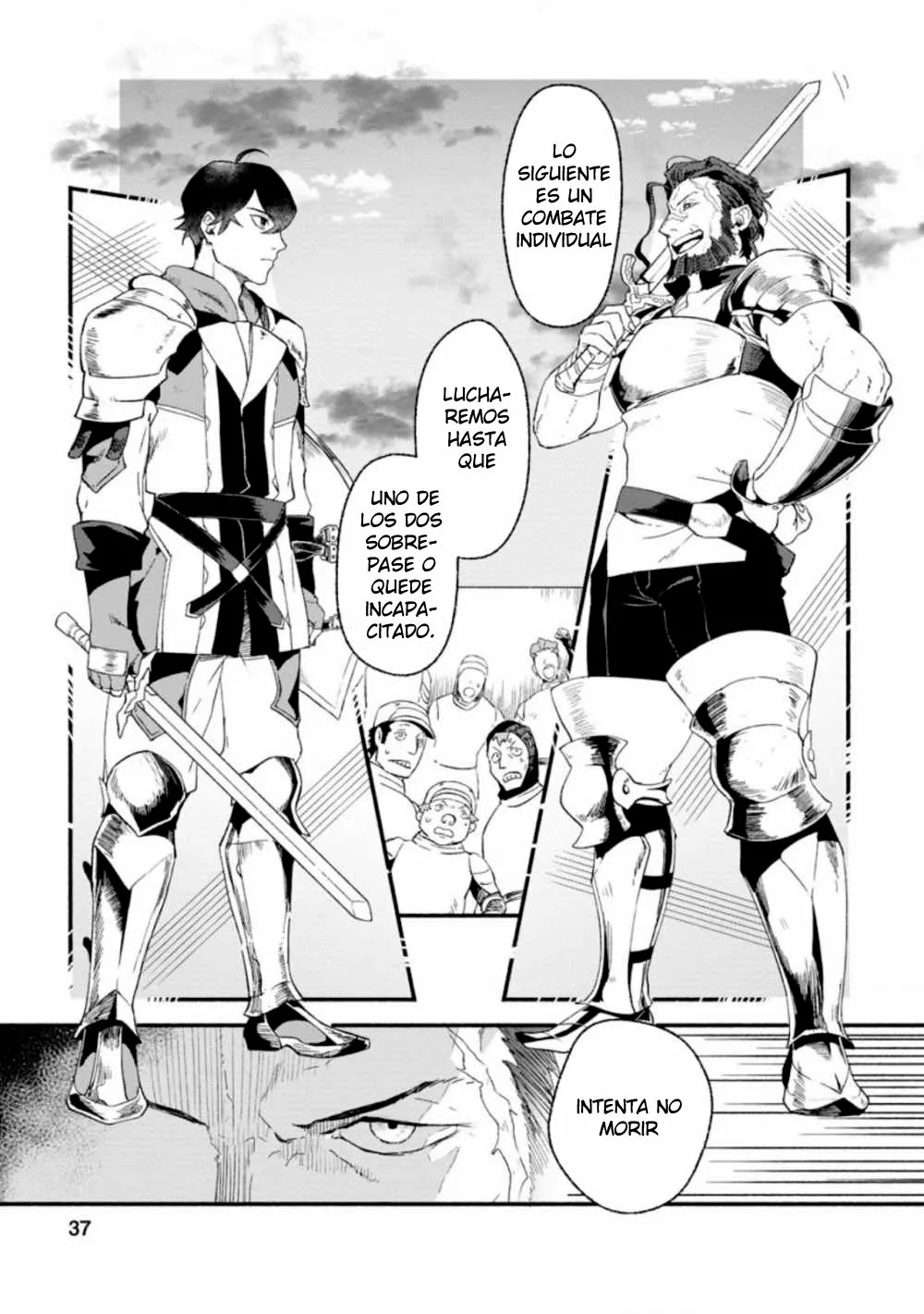 Sono Monban, Saikyou Nitsuki: Tsuihou Sareta Bougyo Ryoku 9999 no Senshi, Ou Miyako no Monban Toshite Musou Suru Capítulo 2.1 - Page 9
