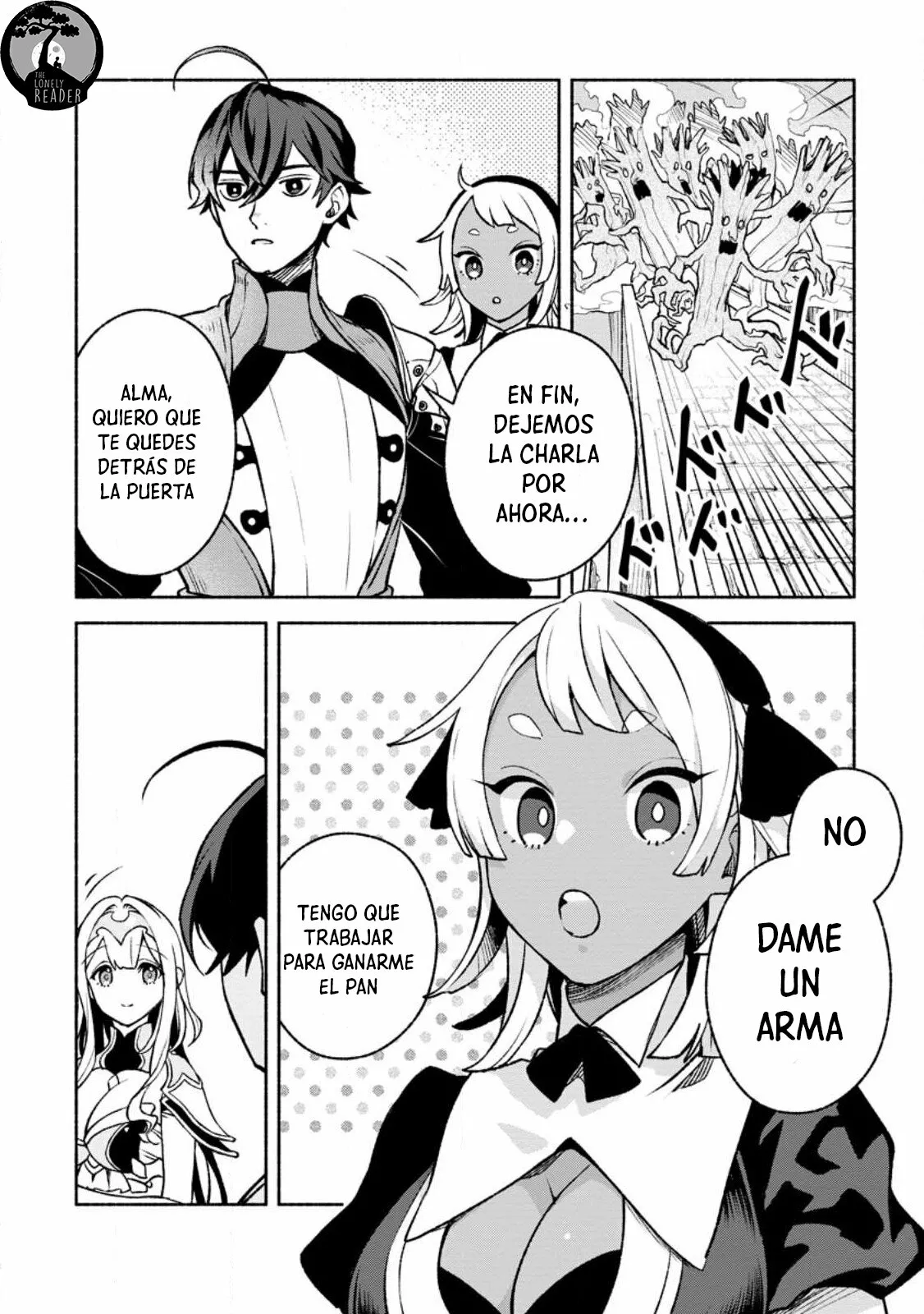 Sono Monban, Saikyou Nitsuki: Tsuihou Sareta Bougyo Ryoku 9999 no Senshi, Ou Miyako no Monban Toshite Musou Suru Capítulo 23 - Page 11