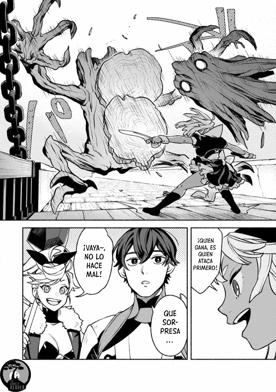Sono Monban, Saikyou Nitsuki: Tsuihou Sareta Bougyo Ryoku 9999 no Senshi, Ou Miyako no Monban Toshite Musou Suru Capítulo 23 - Page 13
