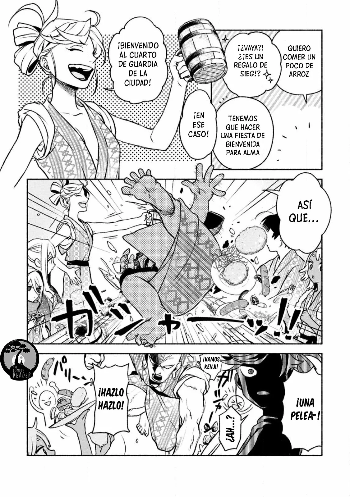 Sono Monban, Saikyou Nitsuki: Tsuihou Sareta Bougyo Ryoku 9999 no Senshi, Ou Miyako no Monban Toshite Musou Suru Capítulo 23 - Page 25