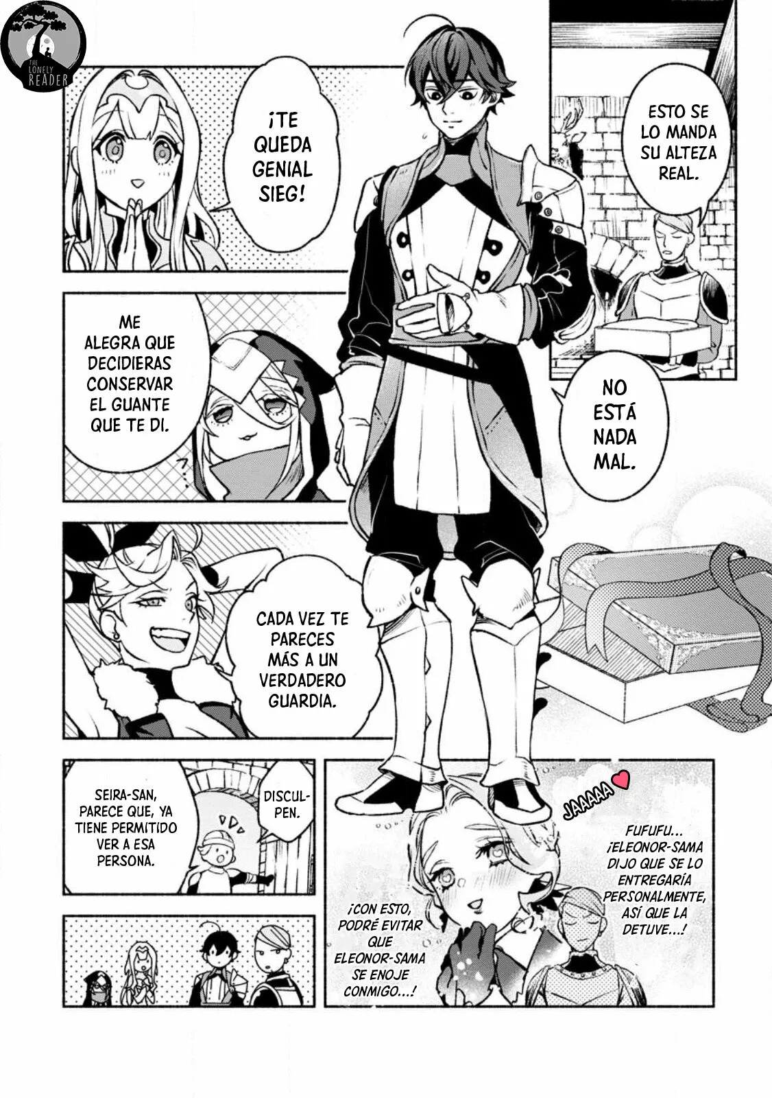 Sono Monban, Saikyou Nitsuki: Tsuihou Sareta Bougyo Ryoku 9999 no Senshi, Ou Miyako no Monban Toshite Musou Suru Capítulo 23 - Page 3