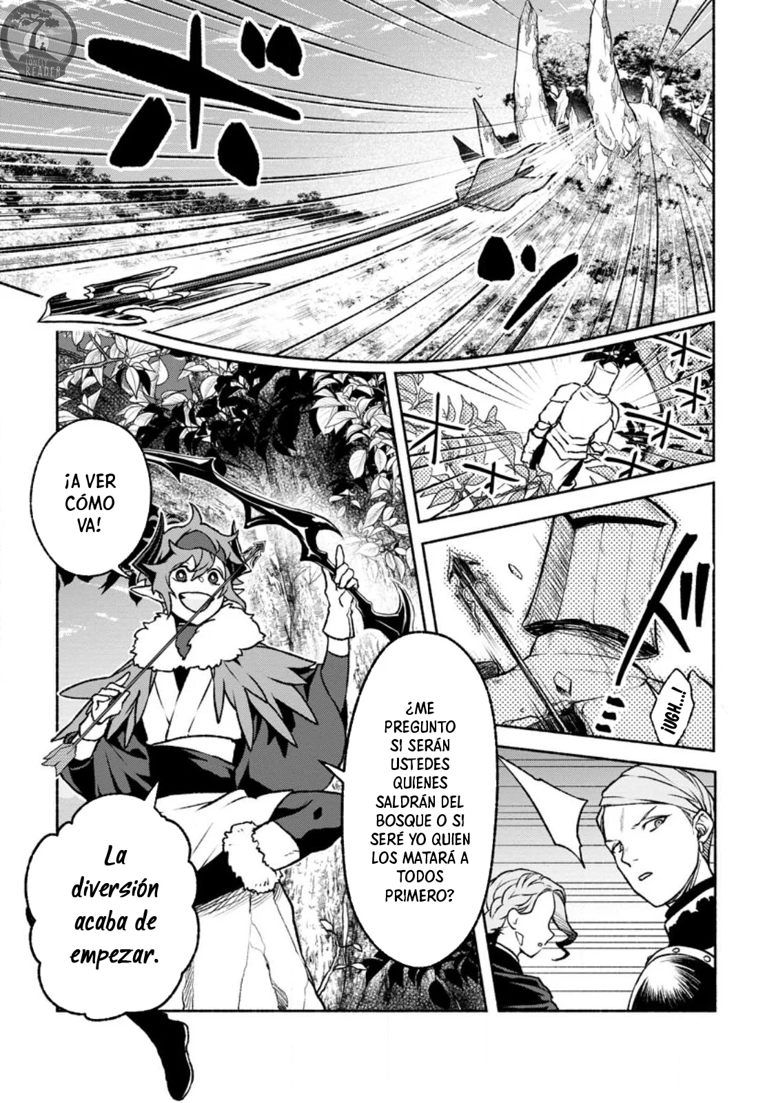 Sono Monban, Saikyou Nitsuki: Tsuihou Sareta Bougyo Ryoku 9999 no Senshi, Ou Miyako no Monban Toshite Musou Suru Capítulo 24 - Page 6