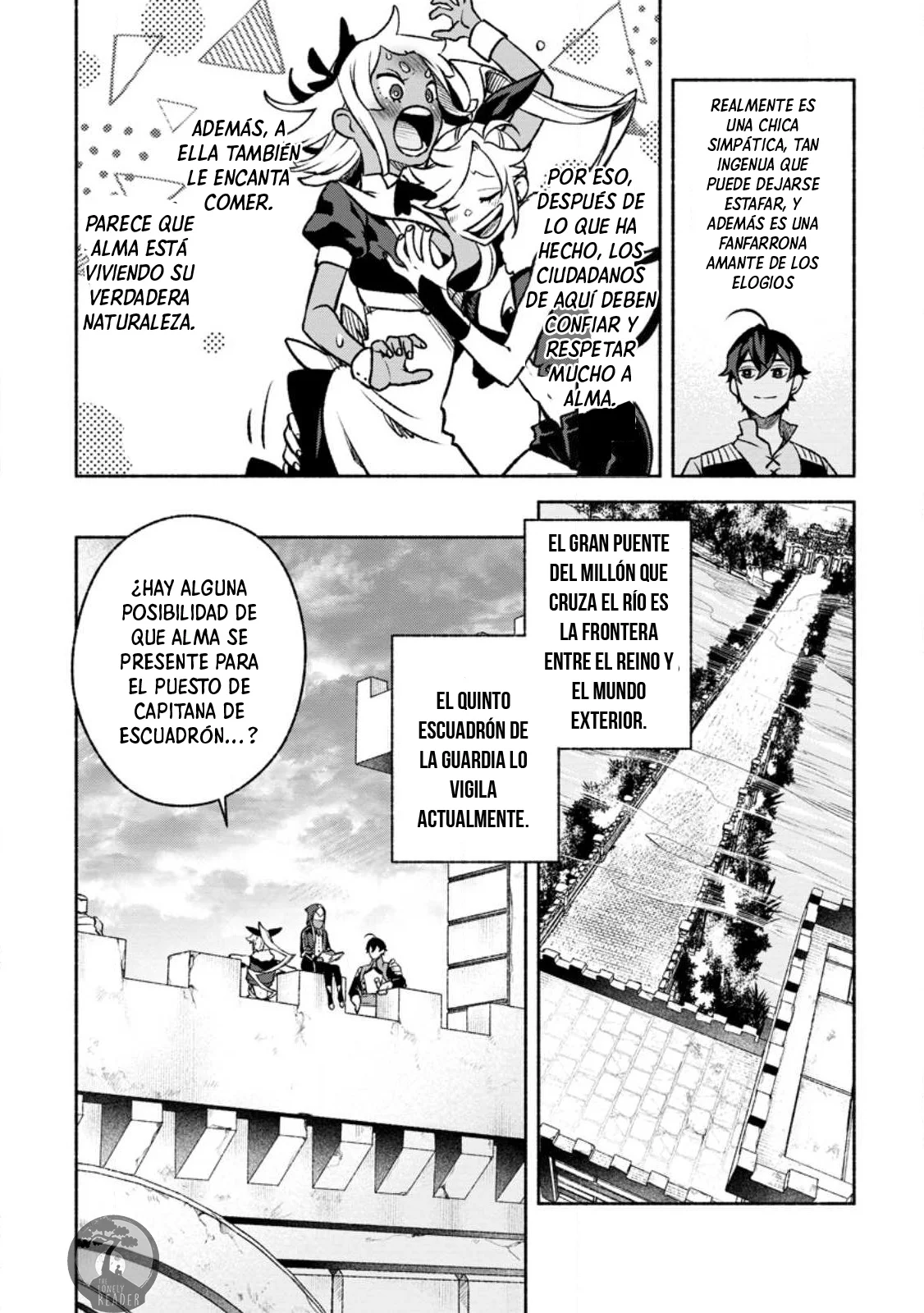 Sono Monban, Saikyou Nitsuki: Tsuihou Sareta Bougyo Ryoku 9999 no Senshi, Ou Miyako no Monban Toshite Musou Suru Capítulo 25 - Page 25