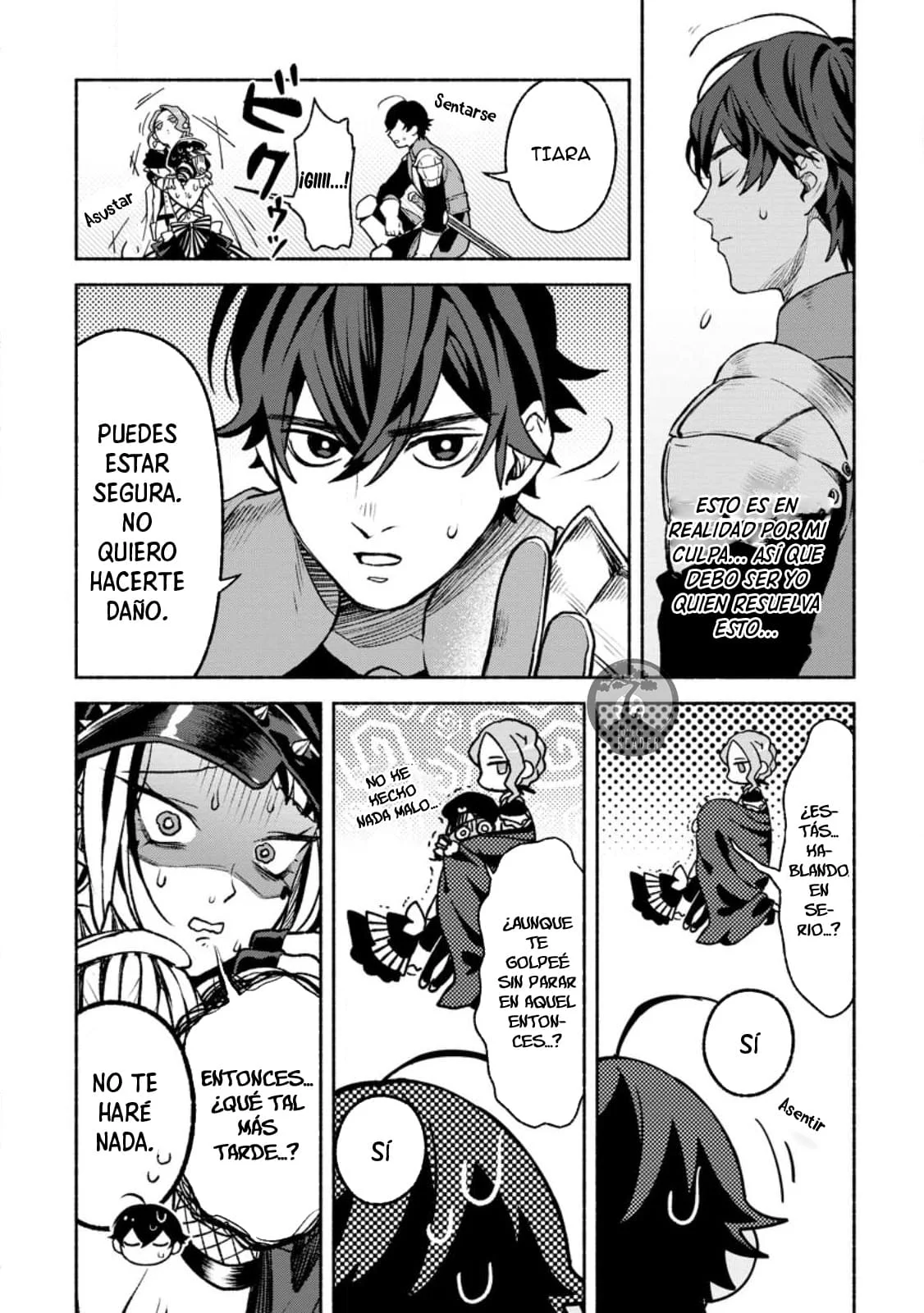 Sono Monban, Saikyou Nitsuki: Tsuihou Sareta Bougyo Ryoku 9999 no Senshi, Ou Miyako no Monban Toshite Musou Suru Capítulo 26 - Page 28
