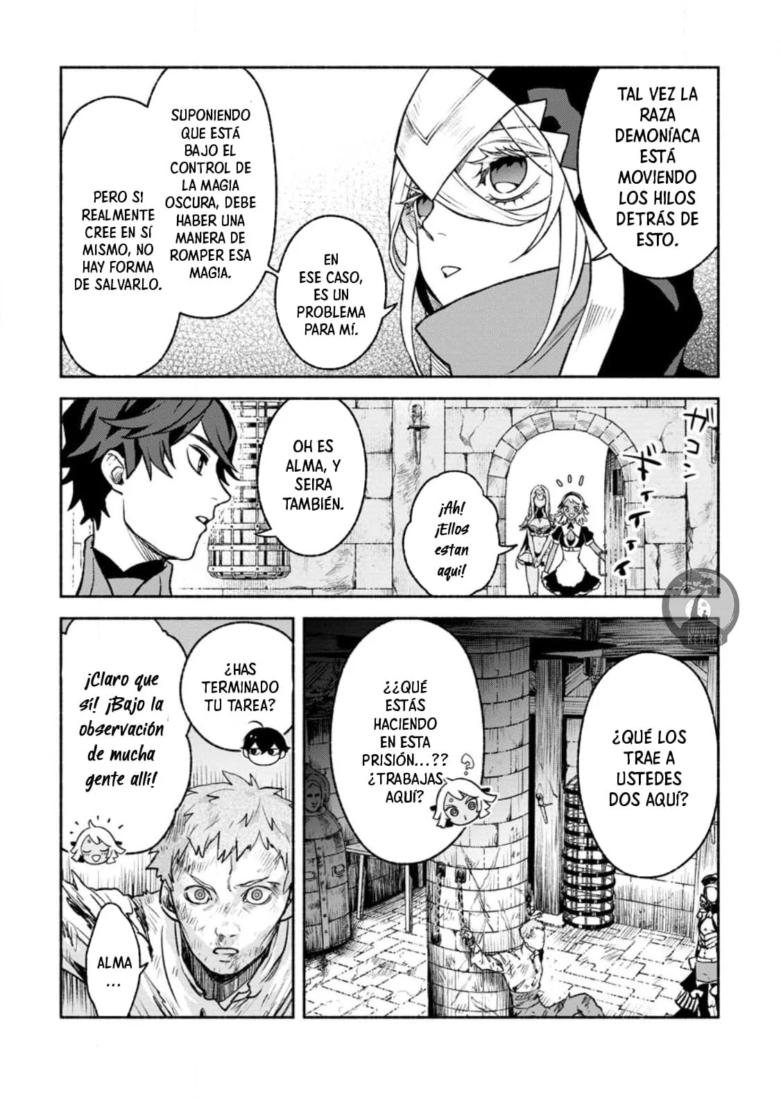Sono Monban, Saikyou Nitsuki: Tsuihou Sareta Bougyo Ryoku 9999 no Senshi, Ou Miyako no Monban Toshite Musou Suru Capítulo 26 - Page 33