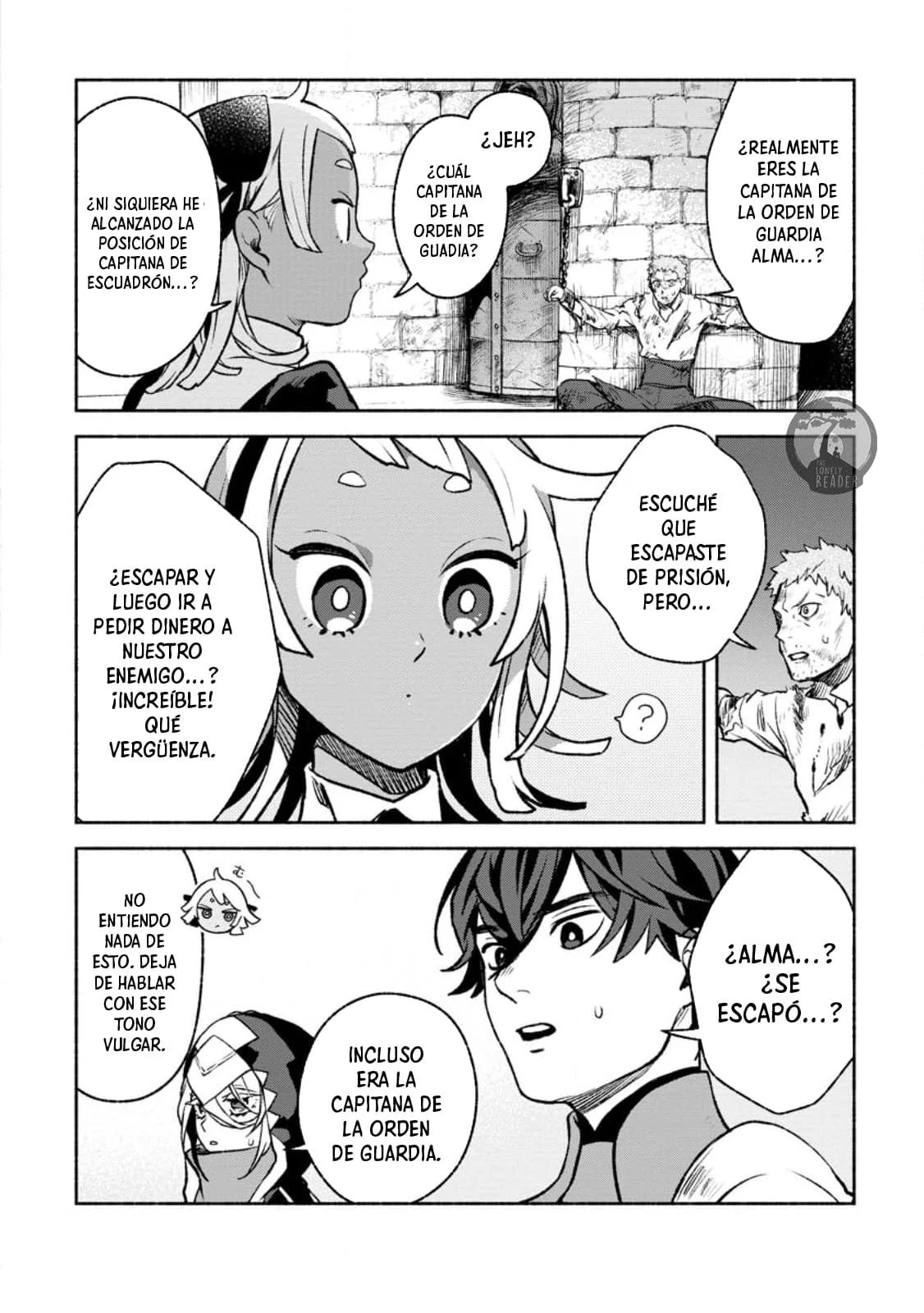 Sono Monban, Saikyou Nitsuki: Tsuihou Sareta Bougyo Ryoku 9999 no Senshi, Ou Miyako no Monban Toshite Musou Suru Capítulo 26 - Page 34