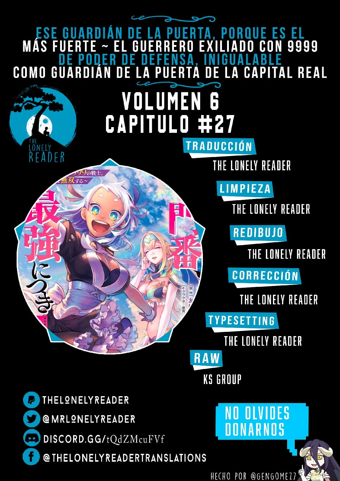 Sono Monban, Saikyou Nitsuki: Tsuihou Sareta Bougyo Ryoku 9999 no Senshi, Ou Miyako no Monban Toshite Musou Suru Capítulo 27 - Page 1