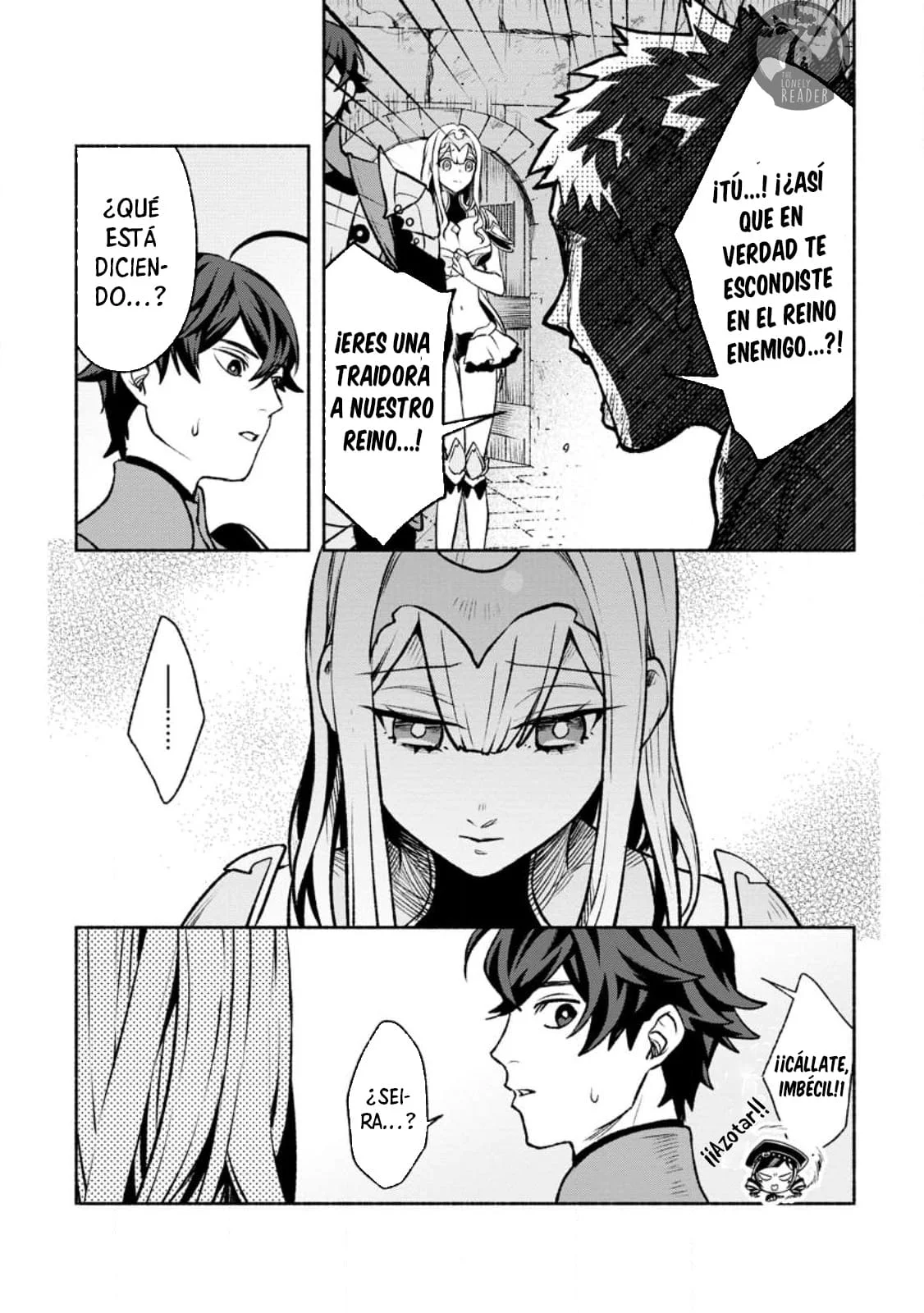 Sono Monban, Saikyou Nitsuki: Tsuihou Sareta Bougyo Ryoku 9999 no Senshi, Ou Miyako no Monban Toshite Musou Suru Capítulo 27 - Page 3