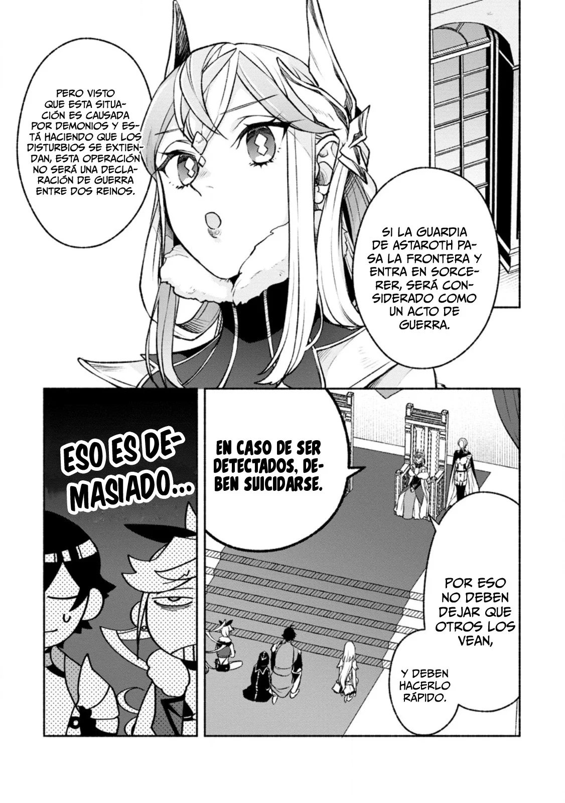 Sono Monban, Saikyou Nitsuki: Tsuihou Sareta Bougyo Ryoku 9999 no Senshi, Ou Miyako no Monban Toshite Musou Suru Capítulo 28 - Page 22