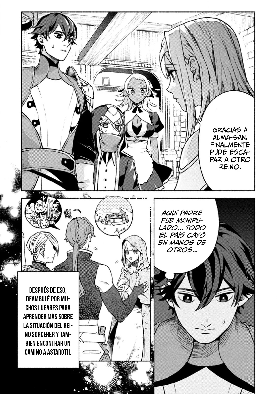 Sono Monban, Saikyou Nitsuki: Tsuihou Sareta Bougyo Ryoku 9999 no Senshi, Ou Miyako no Monban Toshite Musou Suru Capítulo 28 - Page 4