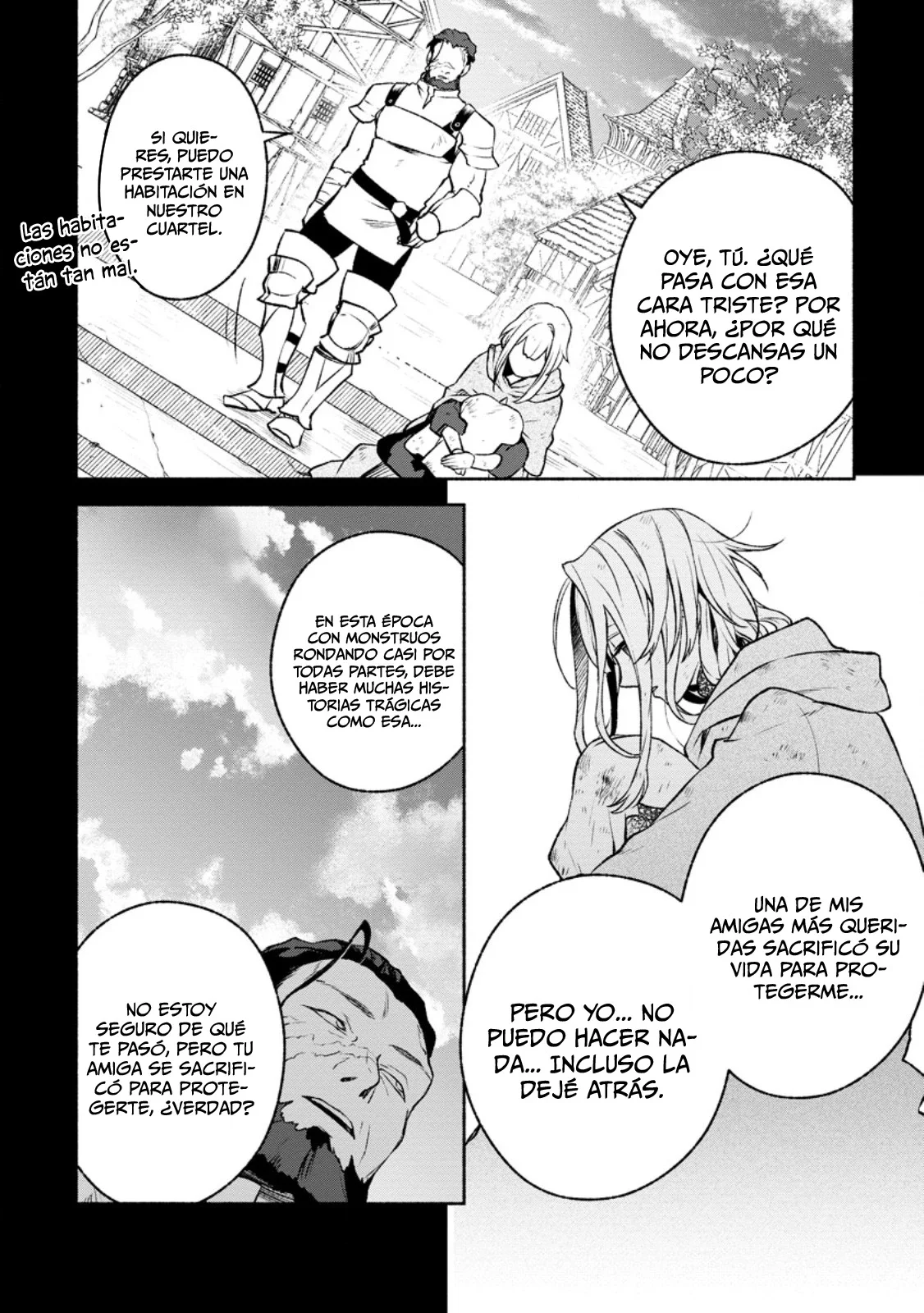 Sono Monban, Saikyou Nitsuki: Tsuihou Sareta Bougyo Ryoku 9999 no Senshi, Ou Miyako no Monban Toshite Musou Suru Capítulo 28 - Page 7