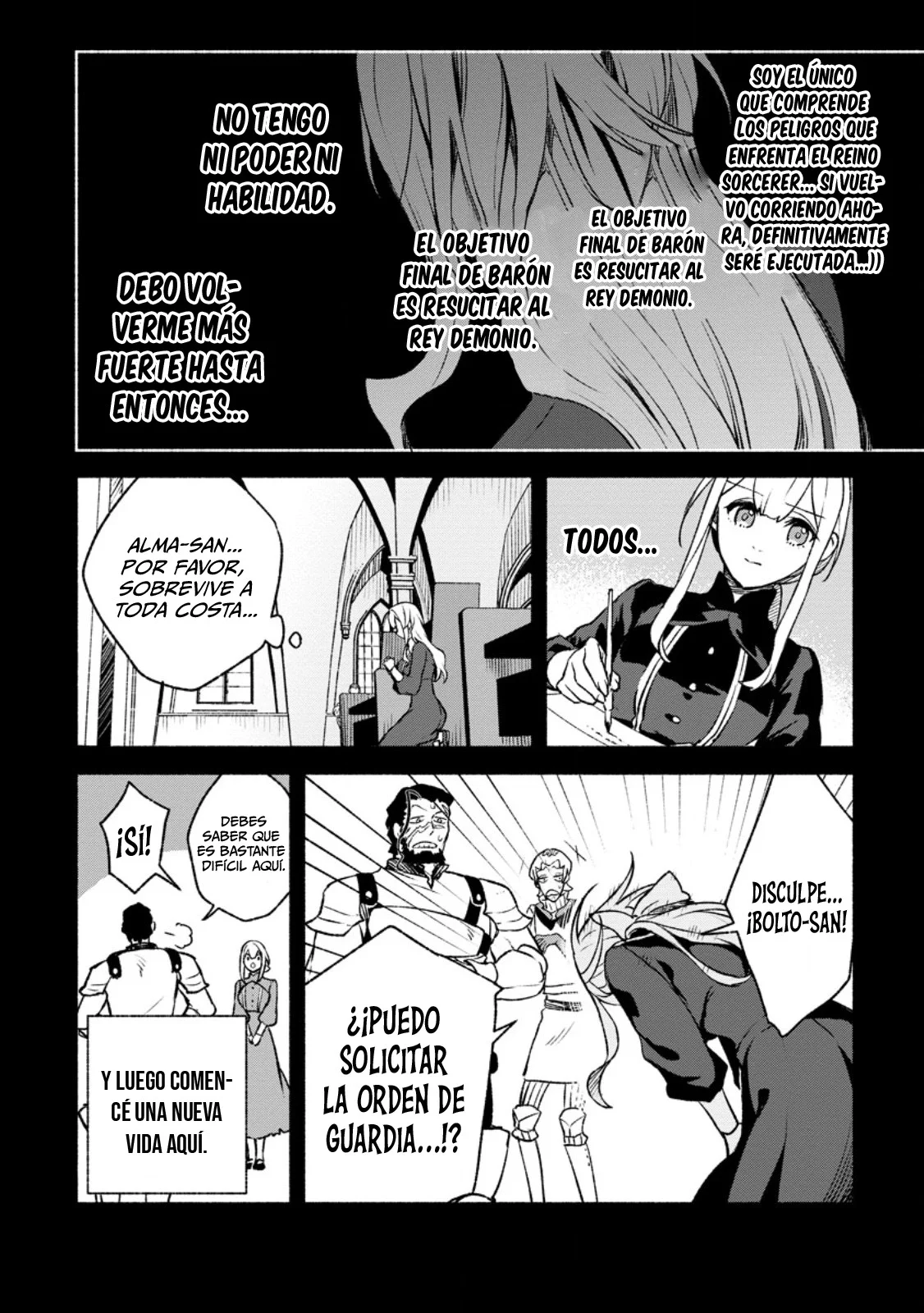 Sono Monban, Saikyou Nitsuki: Tsuihou Sareta Bougyo Ryoku 9999 no Senshi, Ou Miyako no Monban Toshite Musou Suru Capítulo 28 - Page 9
