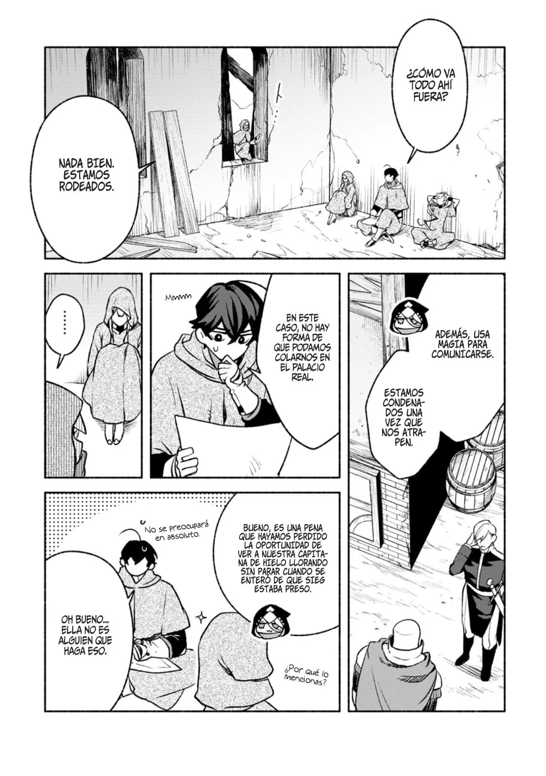 Sono Monban, Saikyou Nitsuki: Tsuihou Sareta Bougyo Ryoku 9999 no Senshi, Ou Miyako no Monban Toshite Musou Suru Capítulo 29 - Page 3