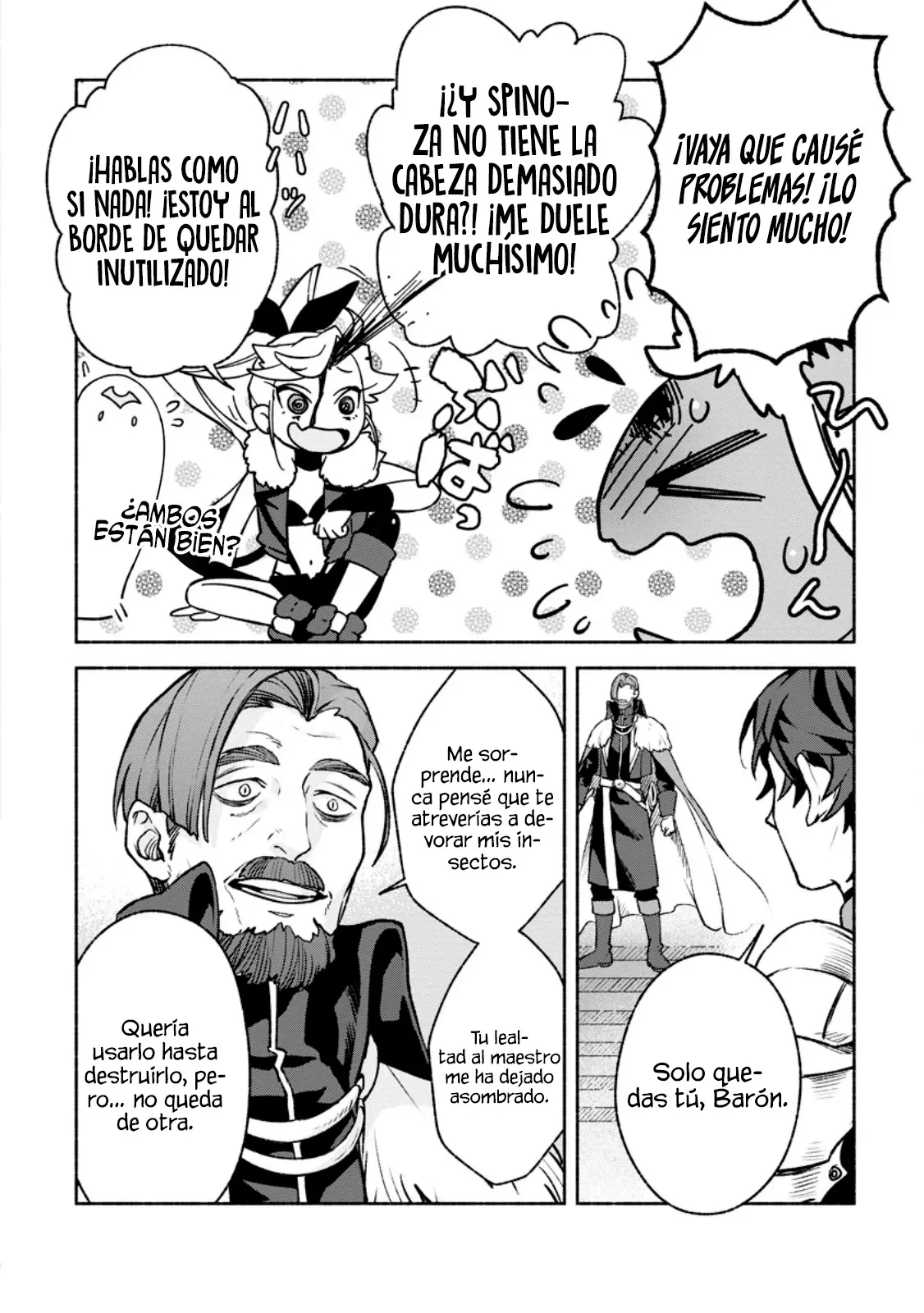Sono Monban, Saikyou Nitsuki: Tsuihou Sareta Bougyo Ryoku 9999 no Senshi, Ou Miyako no Monban Toshite Musou Suru Capítulo 31 - Page 10