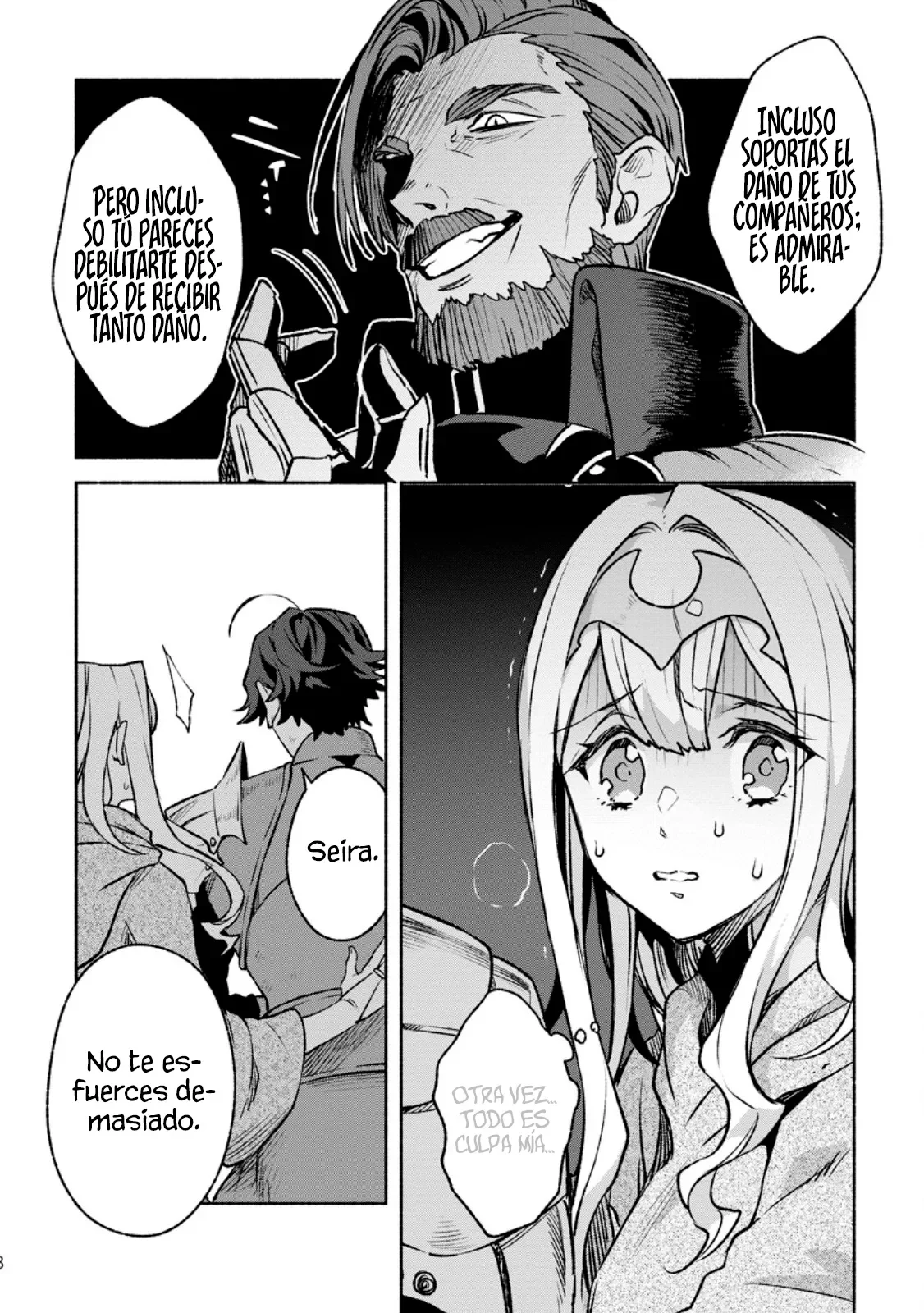 Sono Monban, Saikyou Nitsuki: Tsuihou Sareta Bougyo Ryoku 9999 no Senshi, Ou Miyako no Monban Toshite Musou Suru Capítulo 31 - Page 27