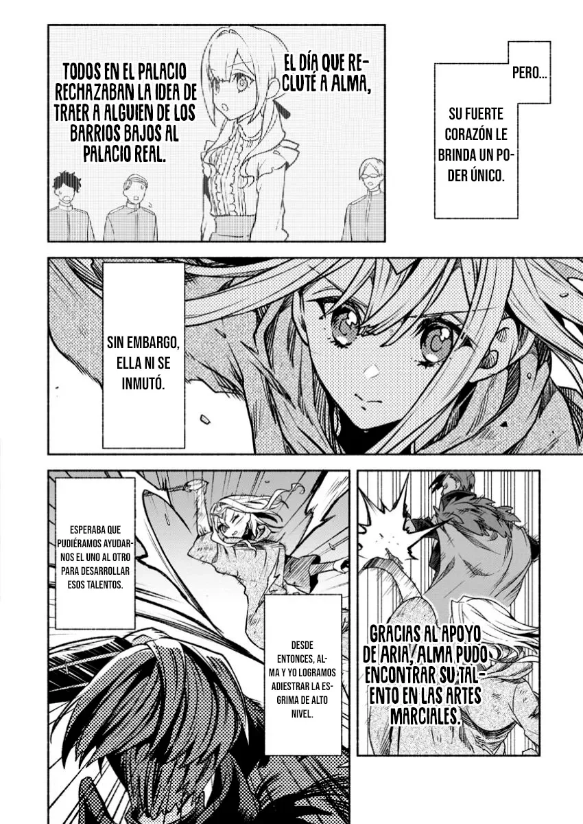 Sono Monban, Saikyou Nitsuki: Tsuihou Sareta Bougyo Ryoku 9999 no Senshi, Ou Miyako no Monban Toshite Musou Suru Capítulo 32.1 - Page 9