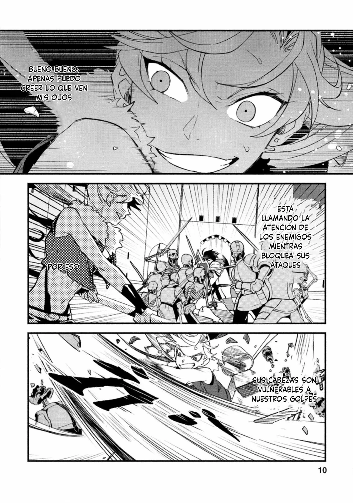 Sono Monban, Saikyou Nitsuki: Tsuihou Sareta Bougyo Ryoku 9999 no Senshi, Ou Miyako no Monban Toshite Musou Suru Capítulo 6 - Page 12