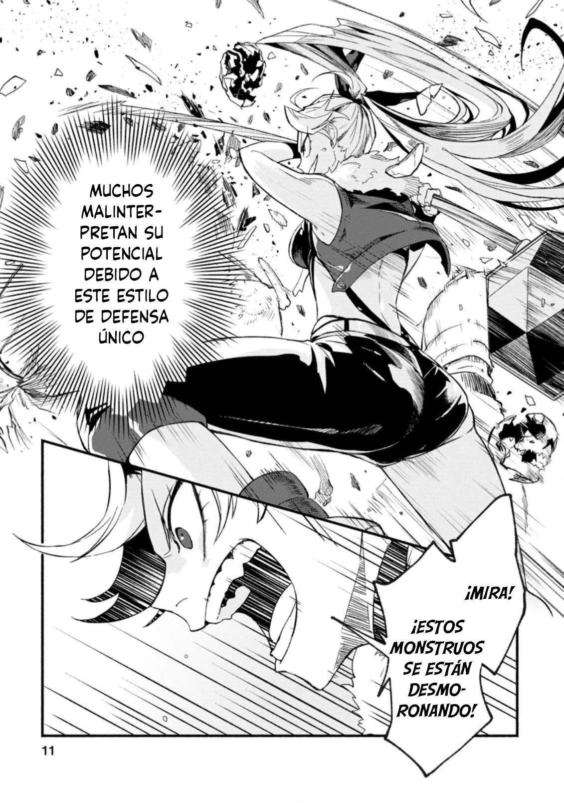 Sono Monban, Saikyou Nitsuki: Tsuihou Sareta Bougyo Ryoku 9999 no Senshi, Ou Miyako no Monban Toshite Musou Suru Capítulo 6 - Page 13