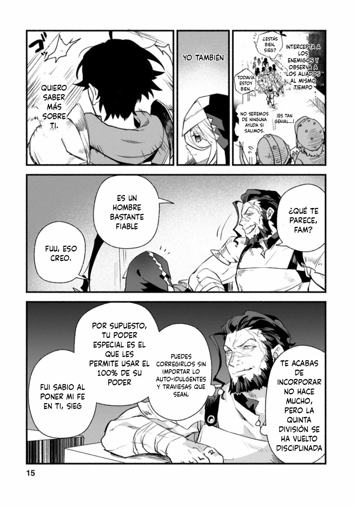 Sono Monban, Saikyou Nitsuki: Tsuihou Sareta Bougyo Ryoku 9999 no Senshi, Ou Miyako no Monban Toshite Musou Suru Capítulo 6 - Page 17