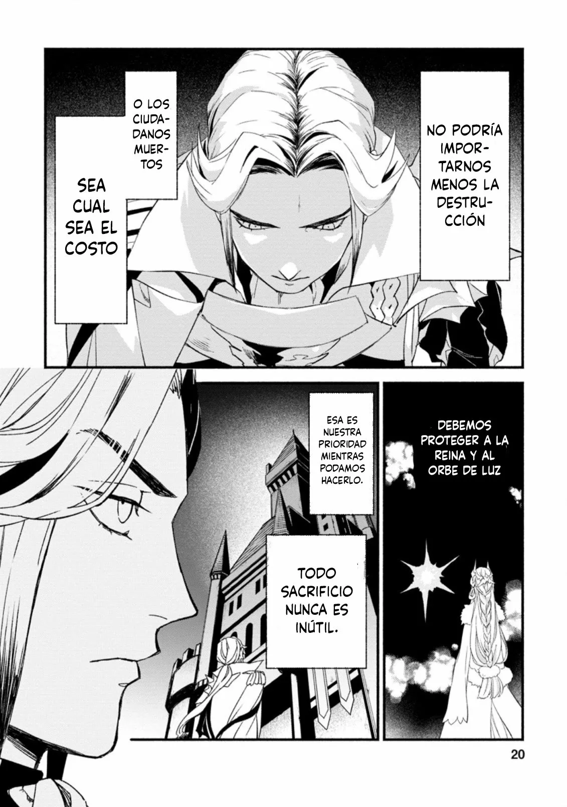 Sono Monban, Saikyou Nitsuki: Tsuihou Sareta Bougyo Ryoku 9999 no Senshi, Ou Miyako no Monban Toshite Musou Suru Capítulo 6 - Page 22
