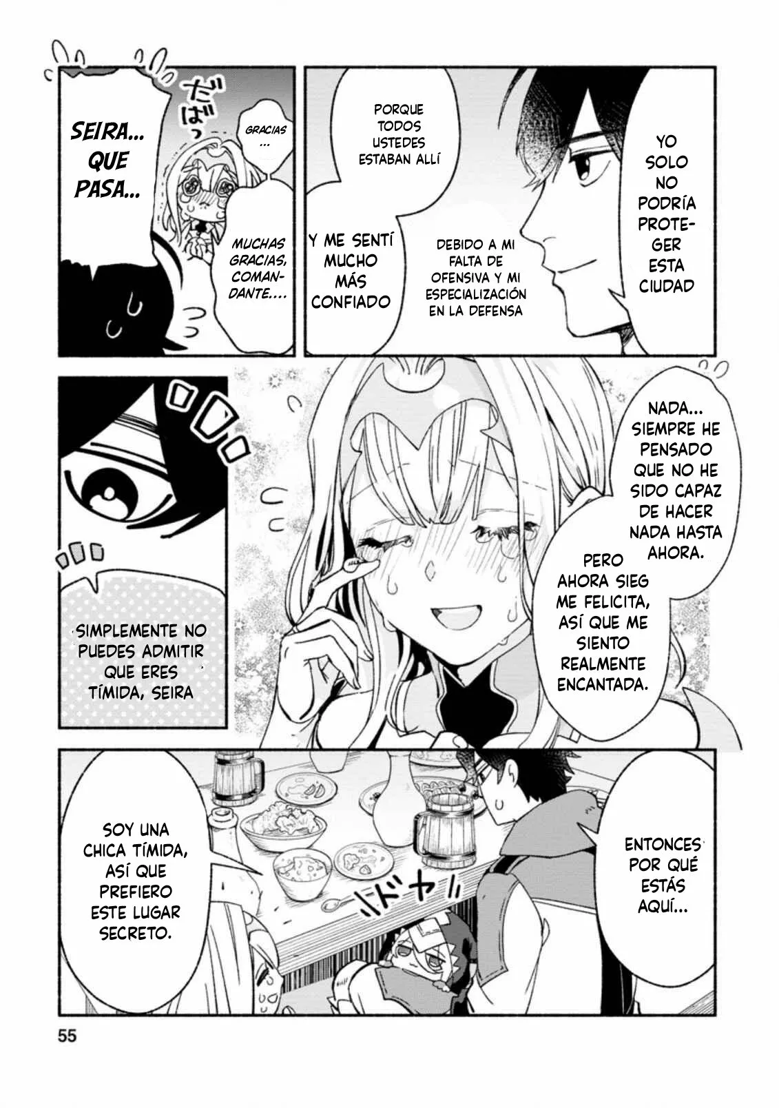 Sono Monban, Saikyou Nitsuki: Tsuihou Sareta Bougyo Ryoku 9999 no Senshi, Ou Miyako no Monban Toshite Musou Suru Capítulo 7.3 - Page 8
