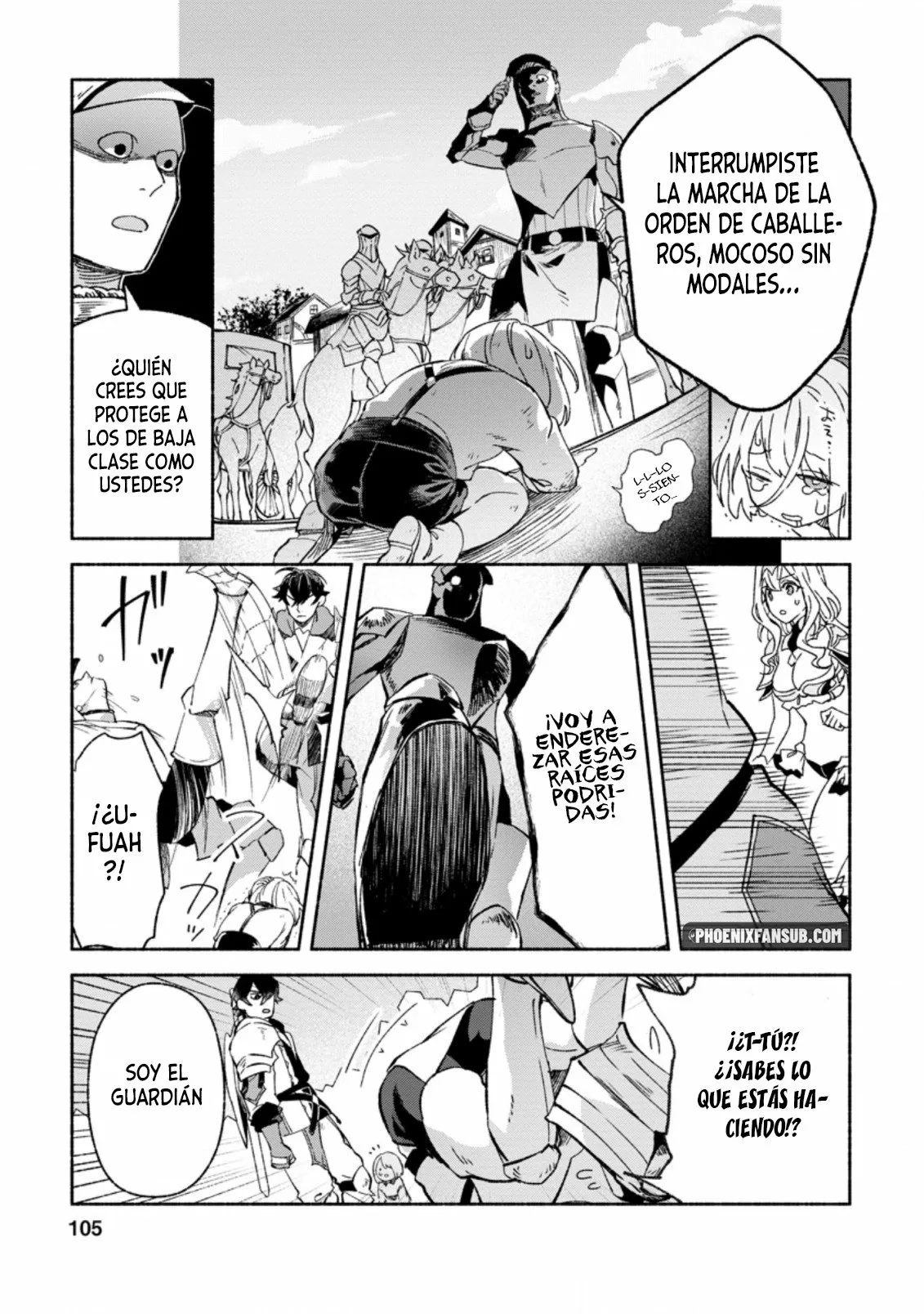 Sono Monban, Saikyou Nitsuki: Tsuihou Sareta Bougyo Ryoku 9999 no Senshi, Ou Miyako no Monban Toshite Musou Suru Capítulo 8.2 - Page 8