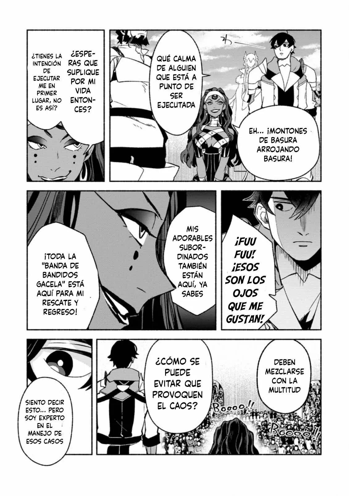 Sono Monban, Saikyou Nitsuki: Tsuihou Sareta Bougyo Ryoku 9999 no Senshi, Ou Miyako no Monban Toshite Musou Suru Capítulo 8 - Page 35
