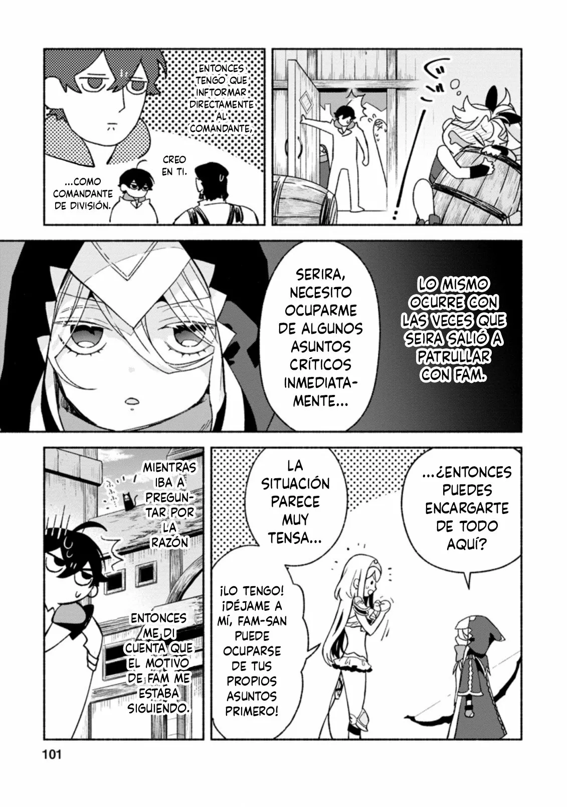 Sono Monban, Saikyou Nitsuki: Tsuihou Sareta Bougyo Ryoku 9999 no Senshi, Ou Miyako no Monban Toshite Musou Suru Capítulo 9 - Page 7