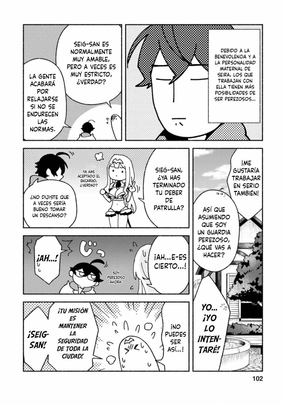 Sono Monban, Saikyou Nitsuki: Tsuihou Sareta Bougyo Ryoku 9999 no Senshi, Ou Miyako no Monban Toshite Musou Suru Capítulo 9 - Page 8