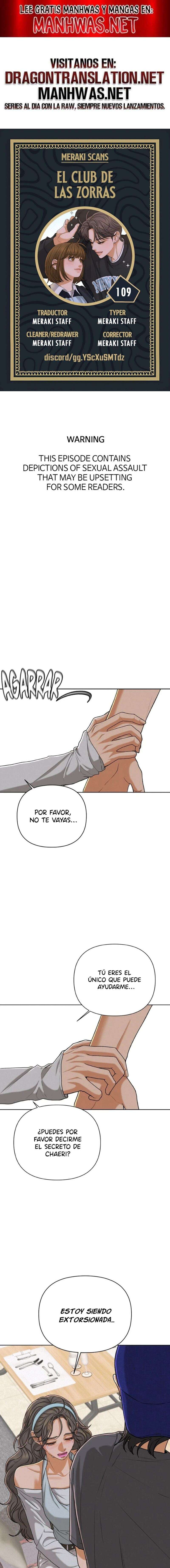 El club de las Zorras Audaces Capítulo 109 - Page 1