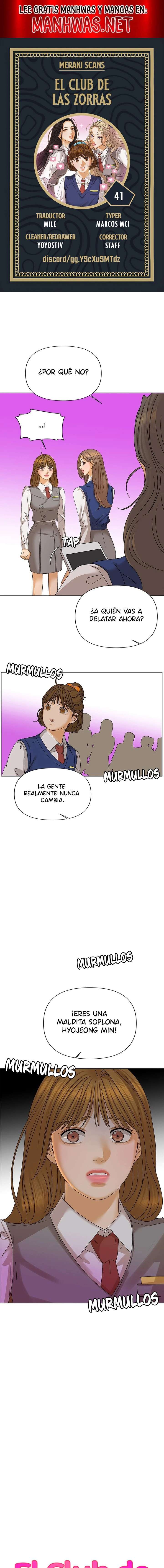 El club de las Zorras Audaces Capítulo 41 - Page 1