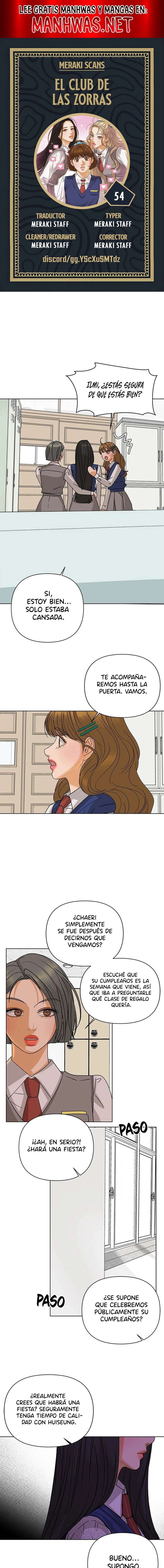 El club de las Zorras Audaces Capítulo 54 - Page 1