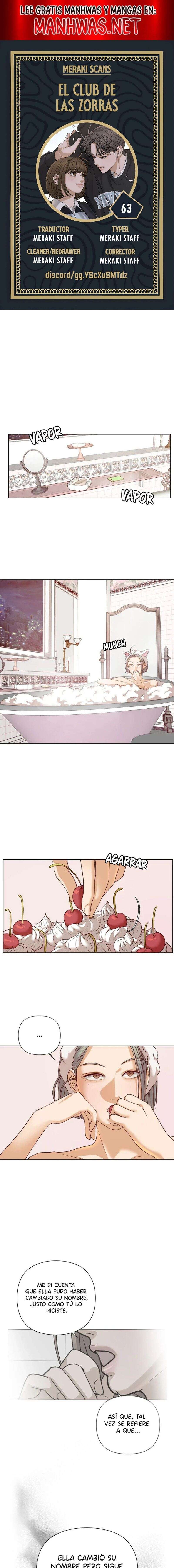 El club de las Zorras Audaces Capítulo 63 - Page 1