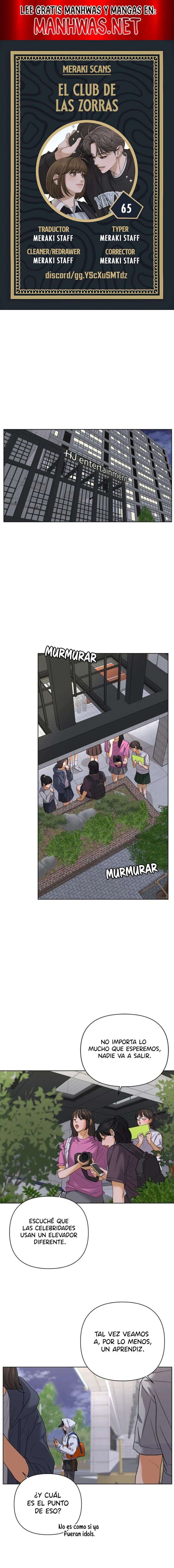El club de las Zorras Audaces Capítulo 65 - Page 1